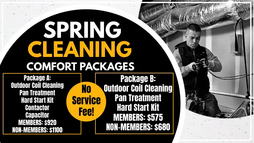 Spring Cleaning Comfort Packages, exclusively from Lieber Mechanical in Yukon OK