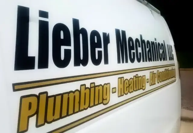 Lieber Mechanical LLC arrives at a customer's home in Yukon OK for professional AC repair.